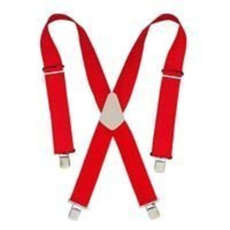 CLC WORK GEAR CLC Tool Works 110RED Work Suspender, Nylon, Red 110RED